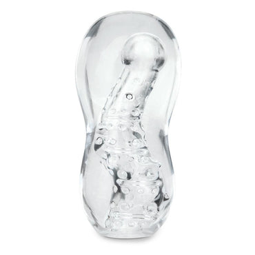 Zolo Gripz - Wavy - Clear Stroker Sleeve Zolo