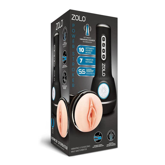 Zolo Power Stroker - Flesh USB Rechargeable Powered Masturbator Zolo