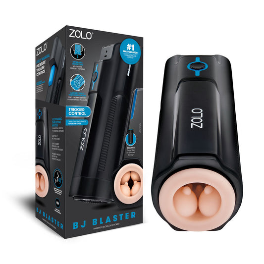 Zolo BJ Blaster - USB Rechargeable Vibrating & Thrusting Masturbator Zolo