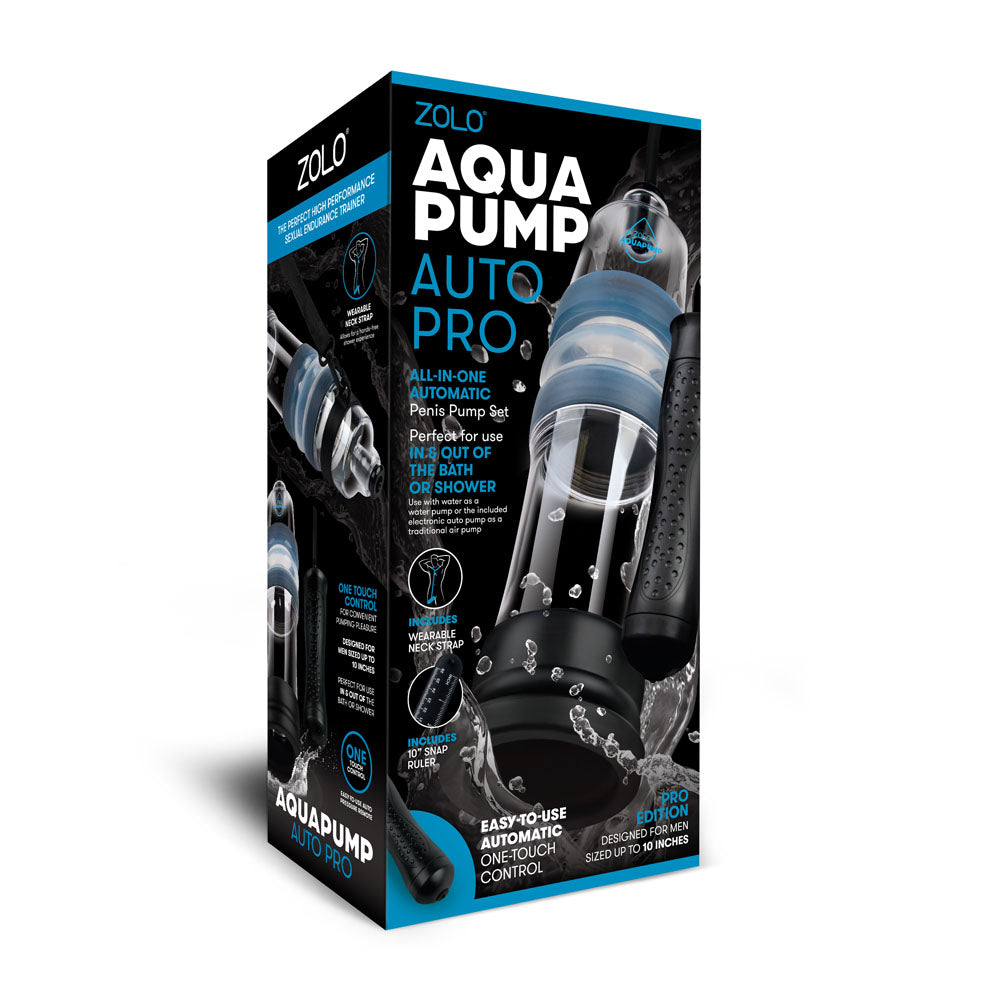 Zolo Aquapump Auto Pro - Clear Auto Water Penis Pump Zolo