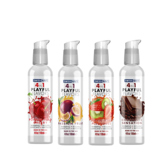 Swiss Navy 4 in 1 Playful Flavors 118ml - Club X