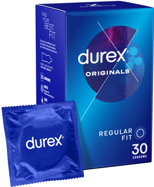 Durex Regular Condoms 30 Pack  - Club X
