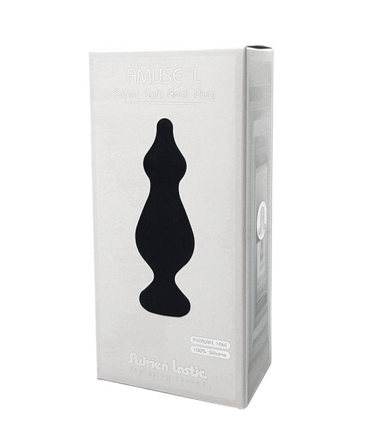 Adrien Lastic Amuse Black Silicone Butt Plug Large - ClubX Australia