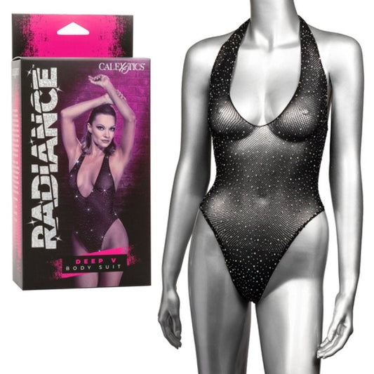 Radiance Deep V Body Suit Apparel Calexotics