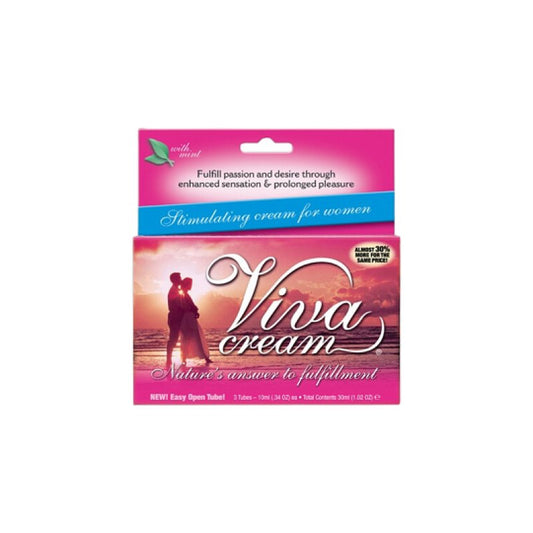 Swiss Navy Viva Cream 3-10ml Box Swiss Navy