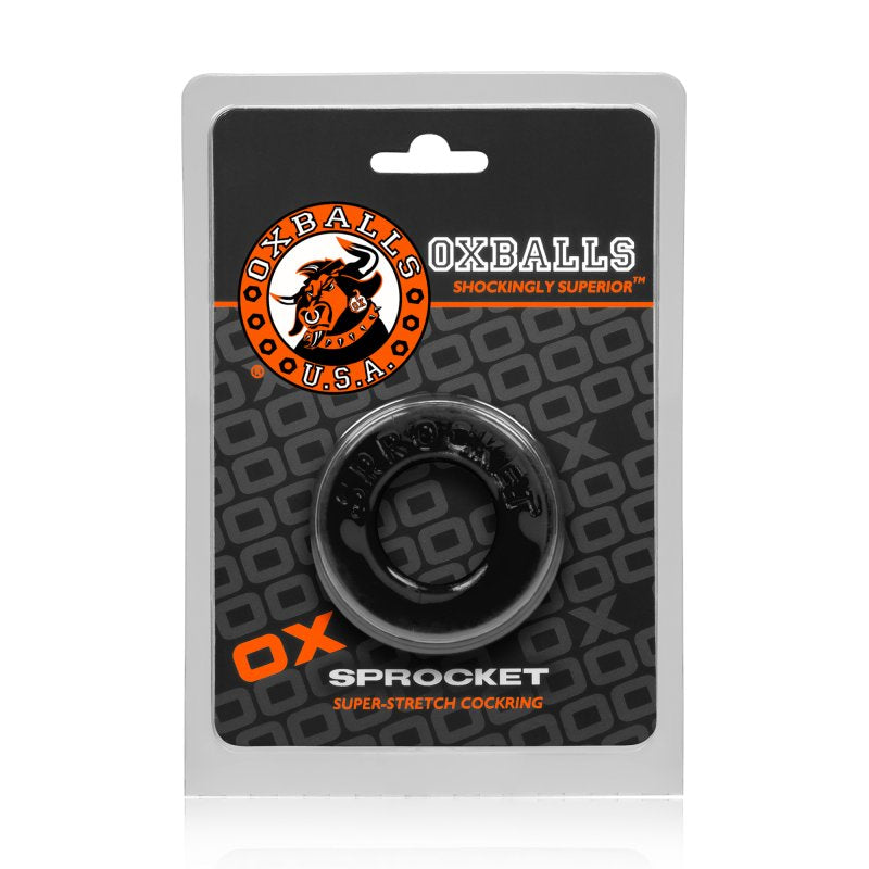 Sprocket Cockring Black OxBalls