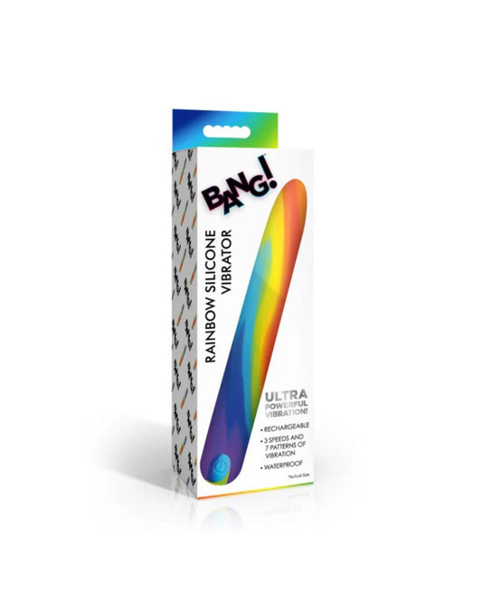 Bang! Rainbow Silicone Vibrator XR Brands