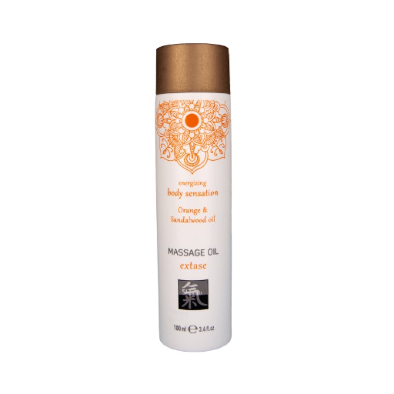 Shiatsu Massage Oil Extase Orange And Sandalwood Oil 100ml Hot