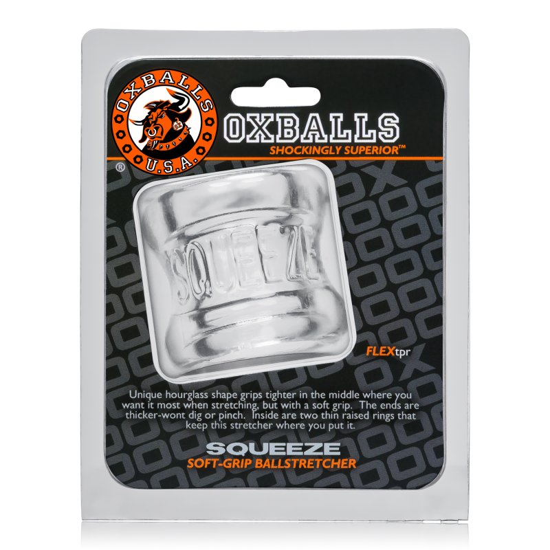 Squeeze Ball Stretcher Clear OxBalls