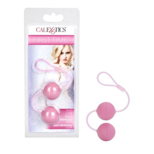 First Time Love Balls Duo Lover - Pink Calexotics