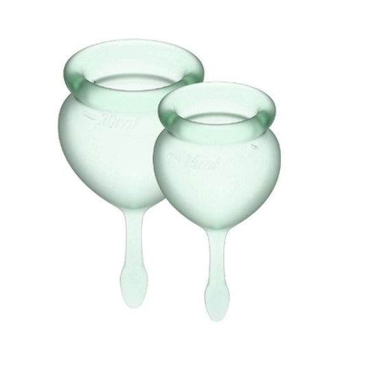 Satisfyer Menstrual Cups Satisfyer Feel Good Menstrual Cup (Light Green) Lubricant Satisfyer