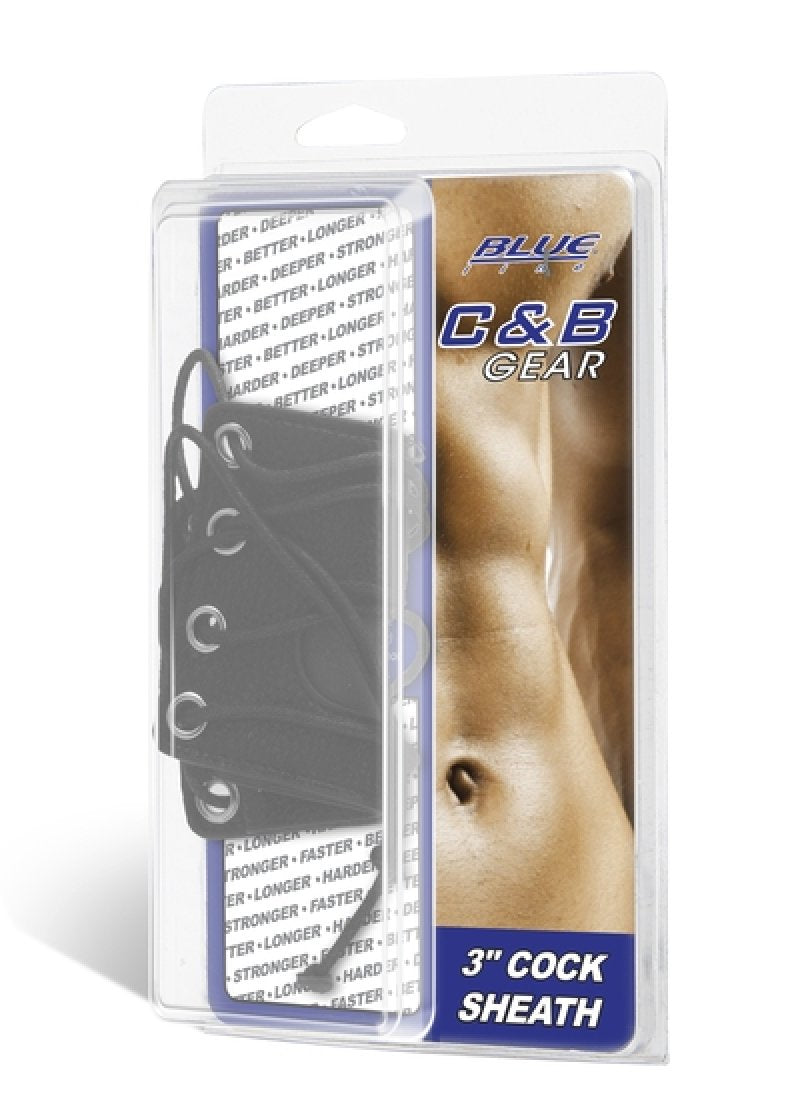 Blue Line 3 inch cock sheath cock ring - ClubX Australia
