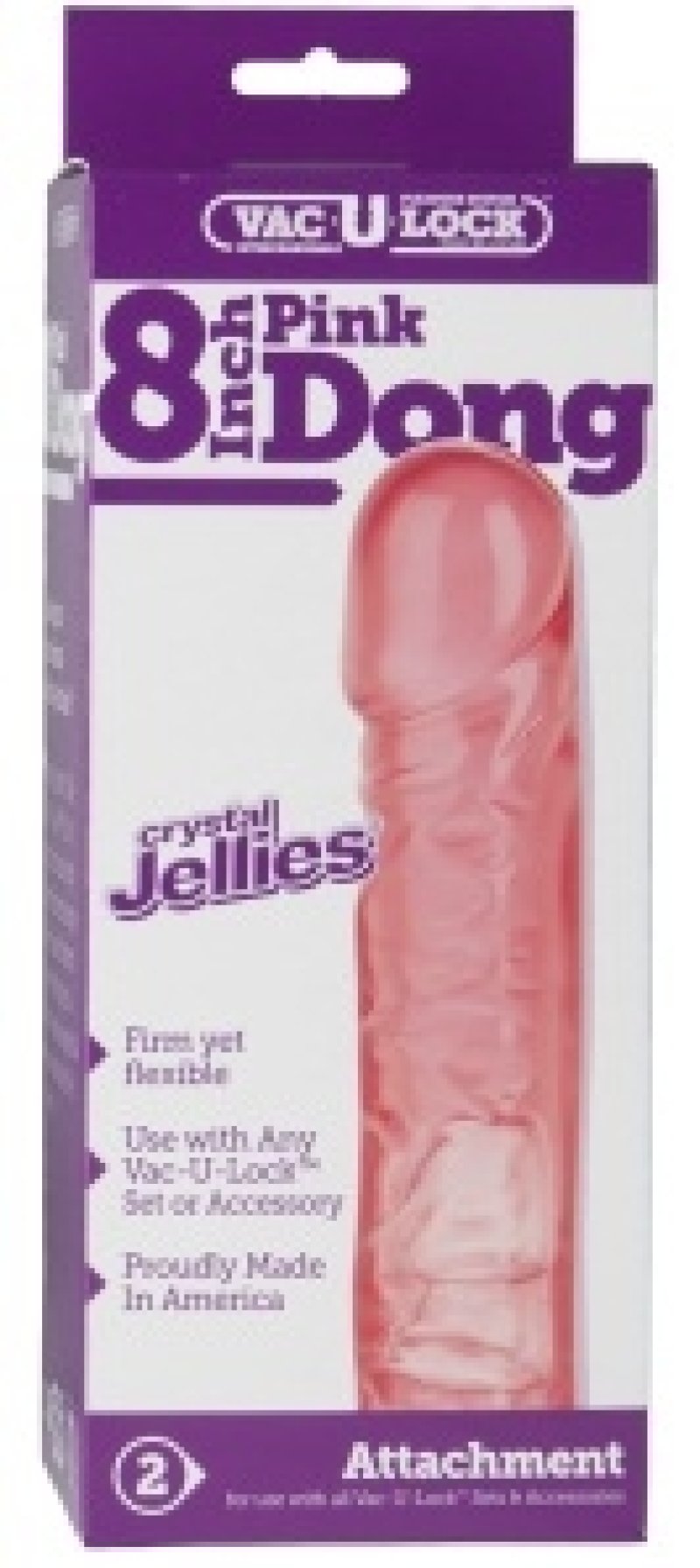 Crystal Jellie Dong (Pink) Doc Johnson