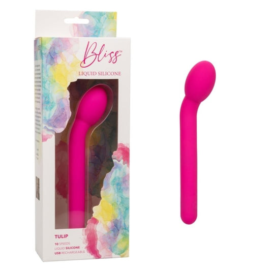 Bliss Liquid Silicone Tulip Vibrator Calexotics