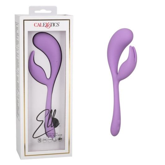 Elle Liquid Silicone Dual Flicker Vibrator Calexotics