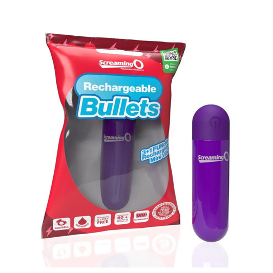 Screaming O Rechargeable Bullets - Purple Screaming O