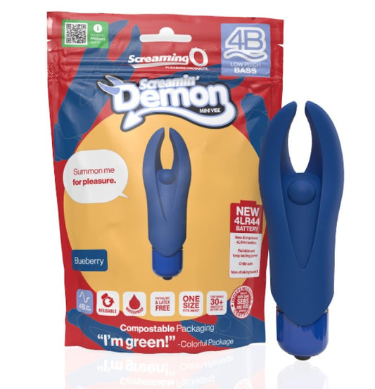 Screaming O 4B Demon Blueberry Bullet Vibrator - ClubX Australia