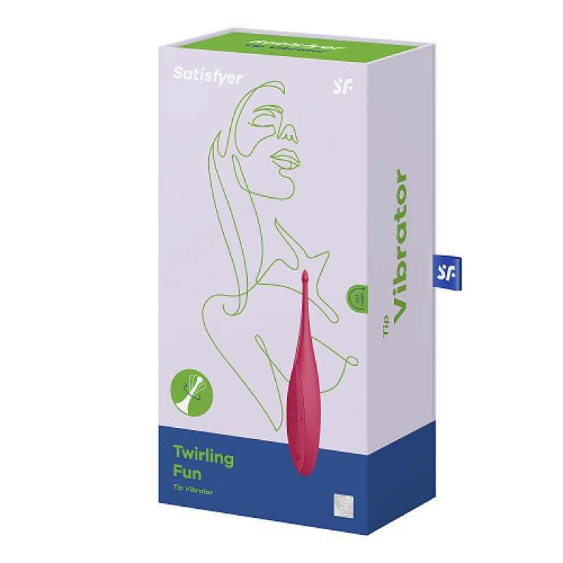 Satisfyer Twirling Fun Poppy Red Clitoral Vibrator Satisfyer