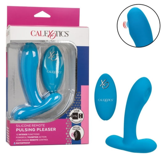 Calexotics Silicone Remote Pulsing Pleaser Vibrator Calexotics