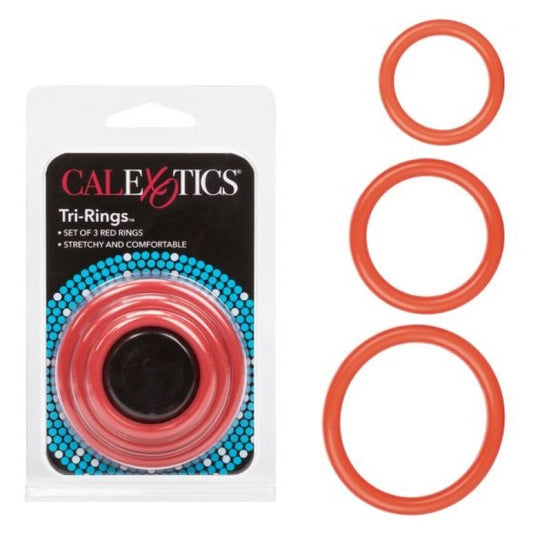 Calexotics Tri-Rings Red Calexotics