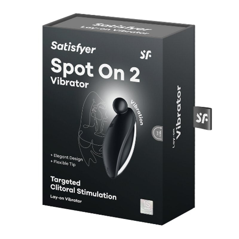 Satisfyer Spot On 2 - Black USB Rechargeable Stimulator Satisfyer