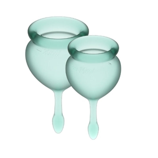 Satisfyer Menstrual Cups Satisfyer Feel Good Menstrual Cup (Dark Green) Lubricant Satisfyer