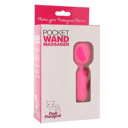 Pink Pussycat Pocket Wand Massager Cousins Group