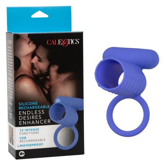 Calexotics Silicone Rechargeable Endless Desires Enhancer Cock Ring Calexotics
