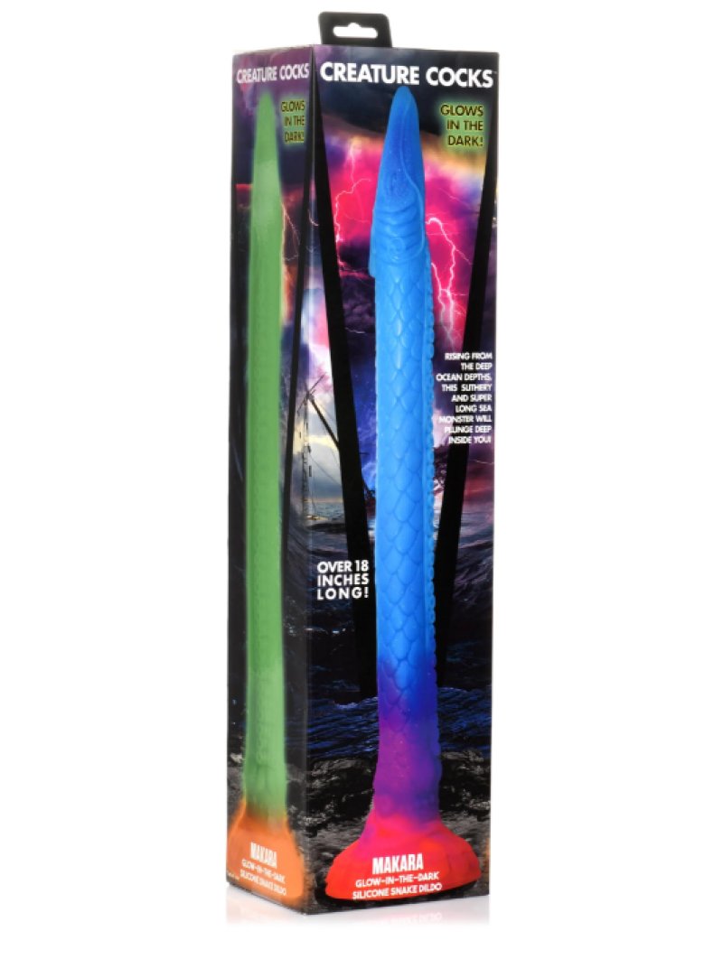 Creature Cocks Larva Silicone Dildo - Coloured 46 cm Fantasy Tentacle Dildo XR Brands