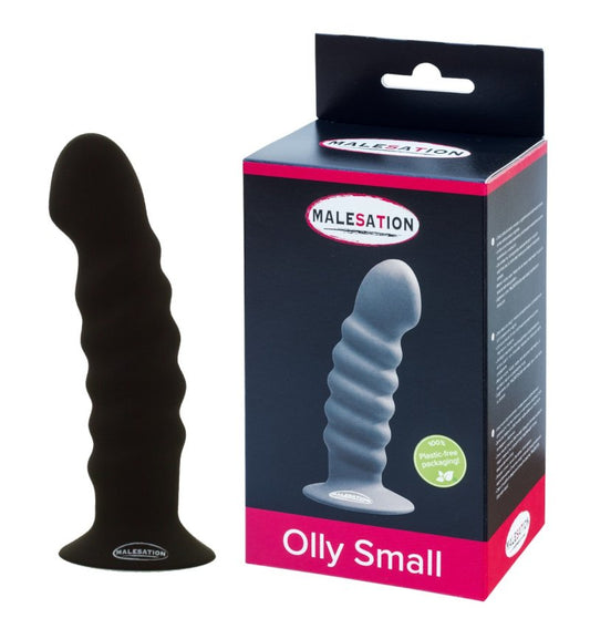 St Rubber Malesation Olly Dildo Small Black St Rubber