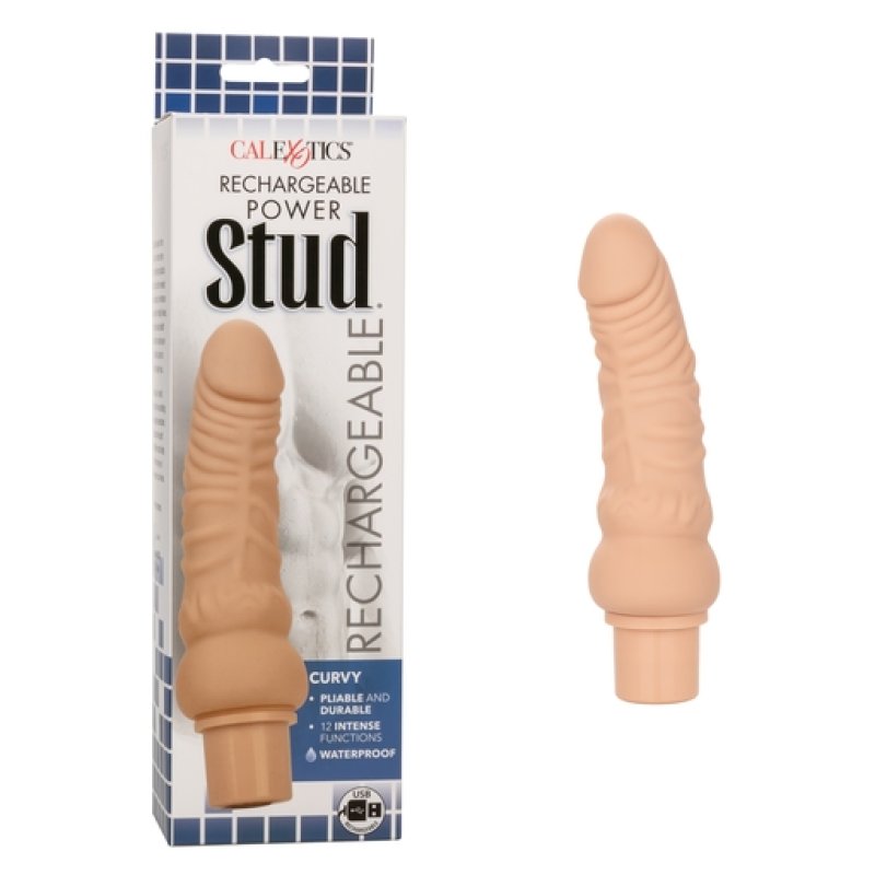 Rechargeable Power Stud Curvy Ivory Calexotics