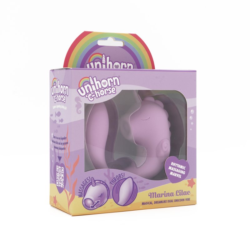Unihorn - C Horse - Marina Lilac - Lilac USB Rechargeable Dual Unicorn Vibrator Creative Conceptions
