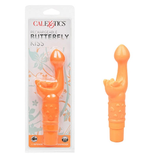 Calexotics Butterfly Kiss Rechargeable - Orange Vibrator Calexotics
