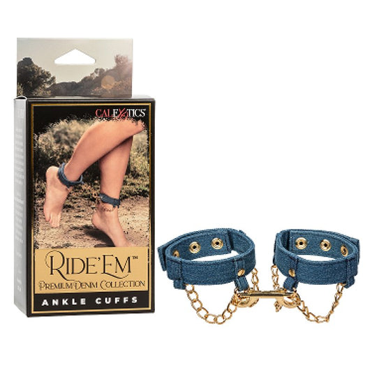 Calexotics Ride 'Em Premium Denim Collection Ankle Cuffs Calexotics