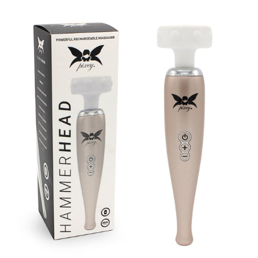 Pixey Hammerhead flat head wand vibrator - ClubX Australia