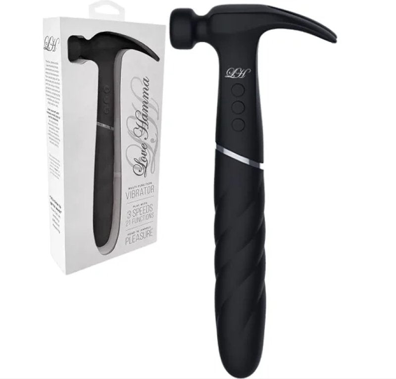 Love Hamma Round Tip - Black Vibrator Dnkm Enterprises