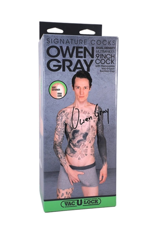 Doc Johnson Signature Cocks Owen Gray 9in ultraskyn dildo - ClubX Australia