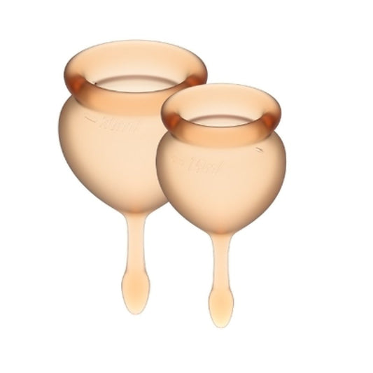 Satisfyer Menstrual Cups Satisfyer Feel Good Menstrual Cup (Orange) Lubricant Satisfyer