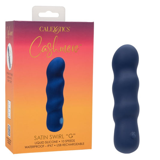 Calexotics Cashmere Satin Swirl "G" Vibrator Calexotics