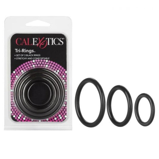 Calexotics Tri-Rings Black Calexotics