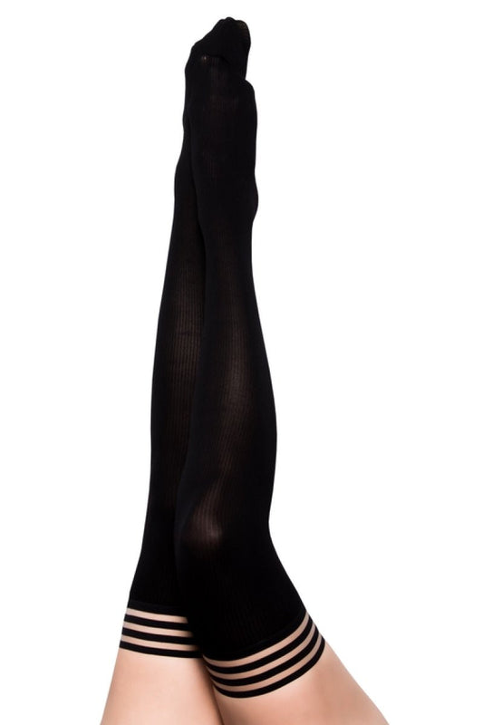 Kix'ies Kixies DanaLynn Black Ribbed Size C Apparel Kix'ies