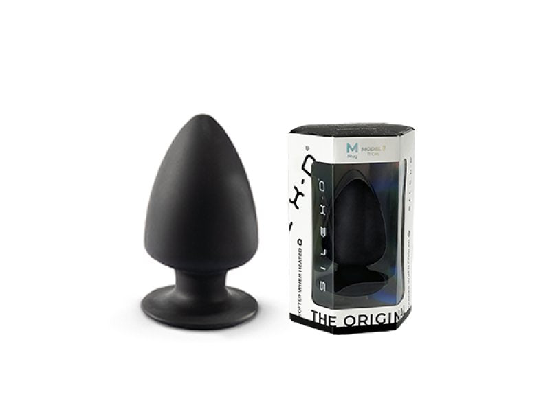 Silexd Anal Plug Model 1 Medium Black Adrien Lastic