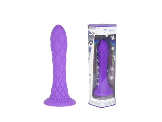 Silexd Dreamy Fantasy Liquid Silicone Dildo Purple - ClubX Australia
