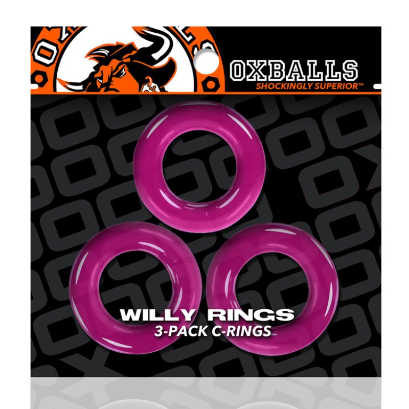 Willy Rings Hot Pink OxBalls