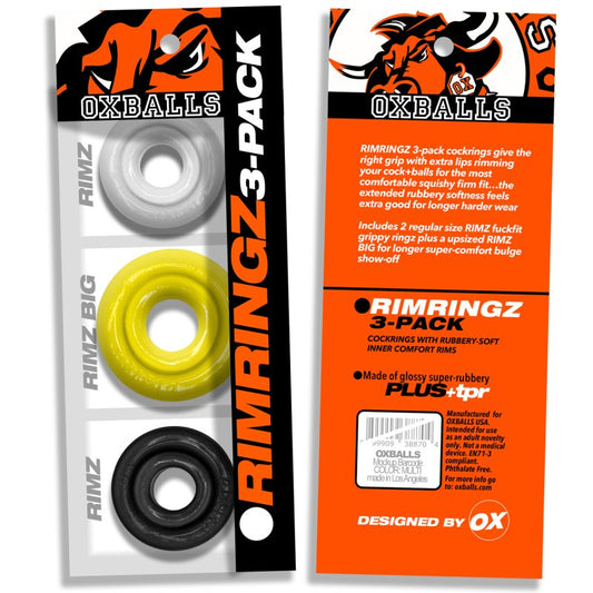 Oxballs Rimringz multi size 3-pack Shockwave OXBalls