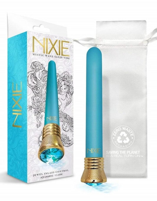 Nixie Jewel Satin Classic Vibe, Aquamarine - ClubX Australia