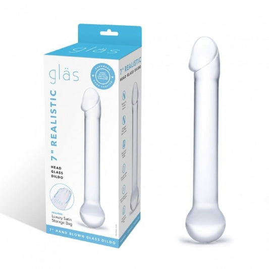 Glas 7" Realistic Head Dildo Electric Eel, Inc