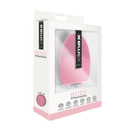 Topco Climax Elite Bodi 15X Silicone Palm Vibe, Pink - ClubX Australia