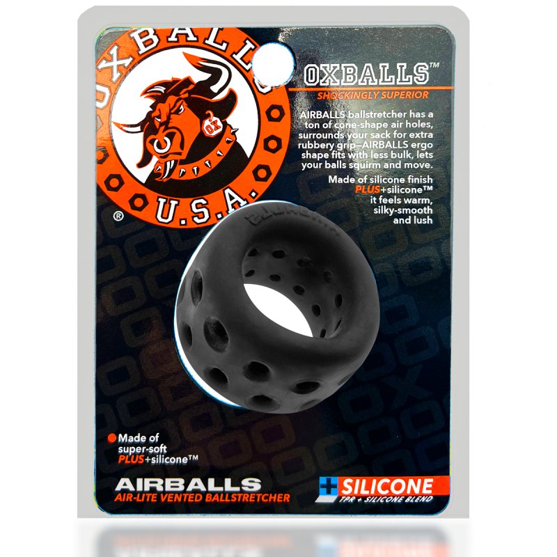 Oxballs Airballs air-lite ballstretcher Black Ice Cock Ring OXBalls