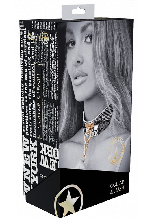 Ouch! NY Collection - Collar with Leash Shots